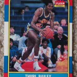 1986-87 Fleer Thurl Bailey #6