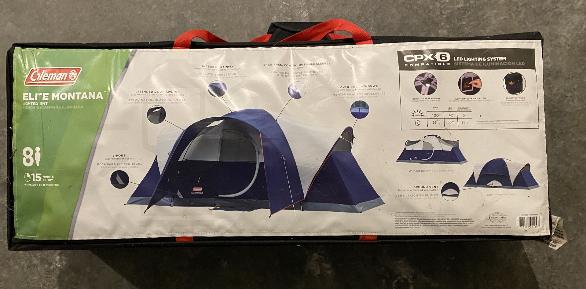 Coleman 8-Person Elite Montanaâ„¢ Cabin Camping Tent
