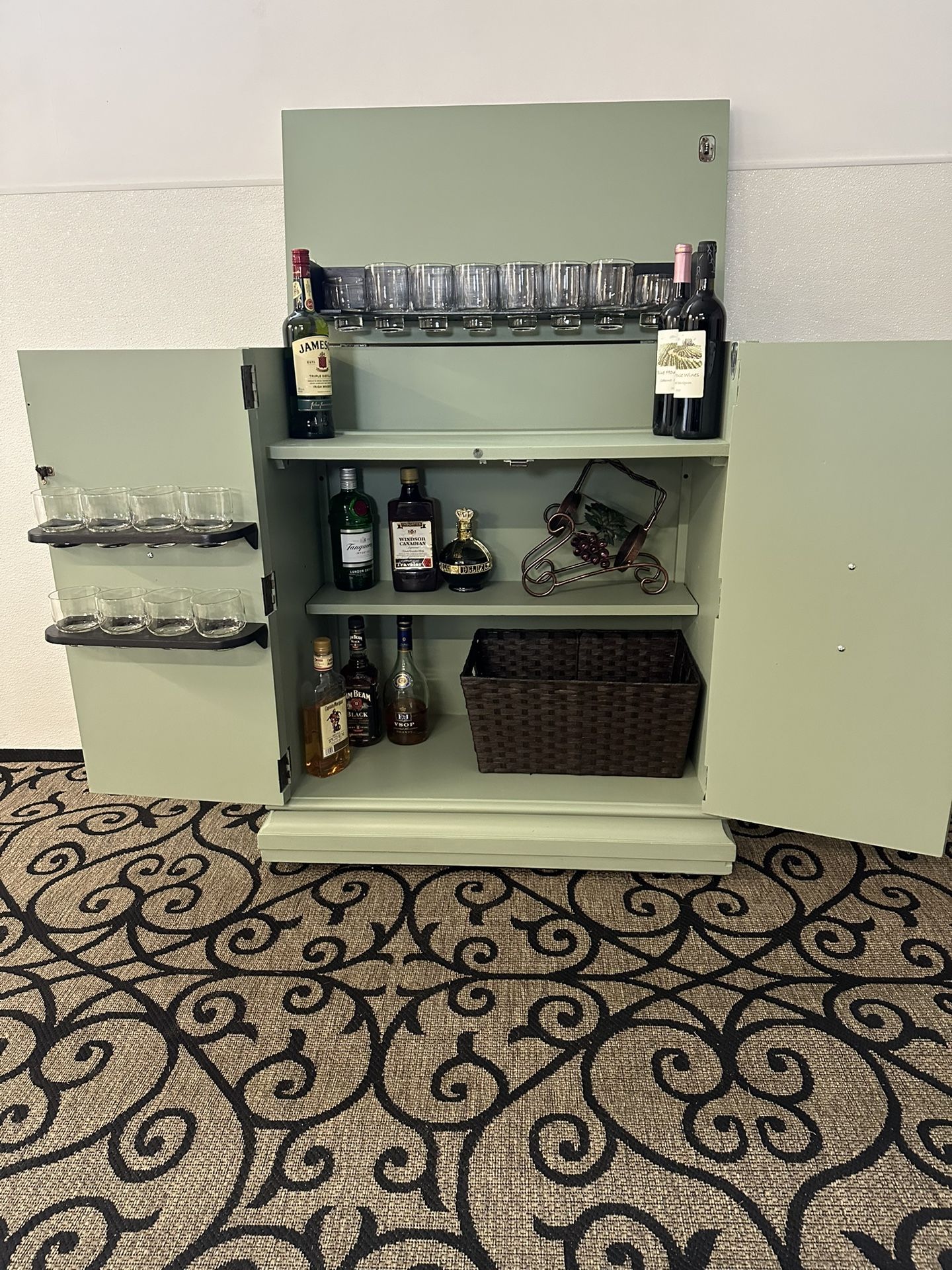 MCM Bar. Storage Cabinet