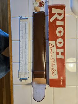 Ricoh Bamboo Slide Rule