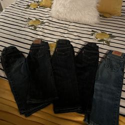 Levi And Quick Silver Jeans 2t 