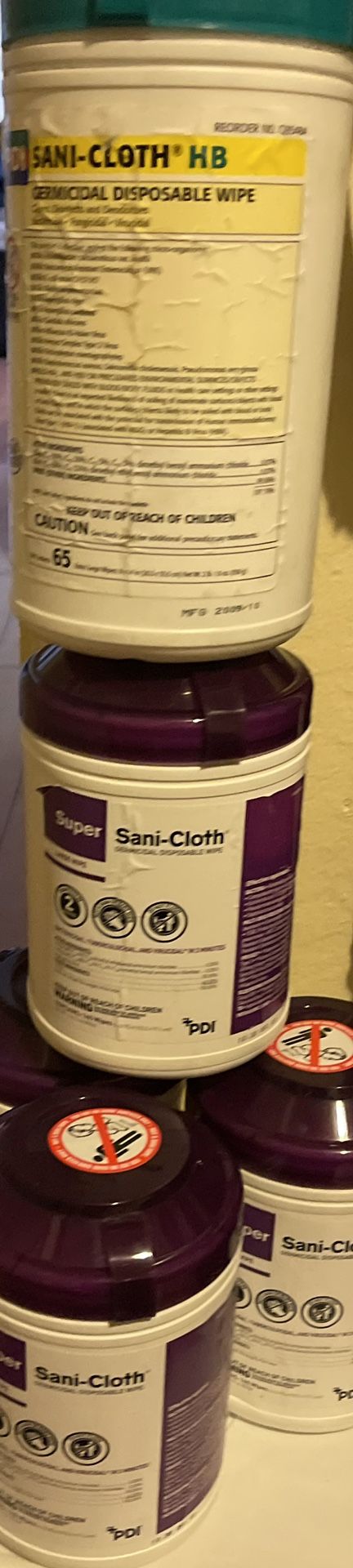 Sani- Cloth Wipes