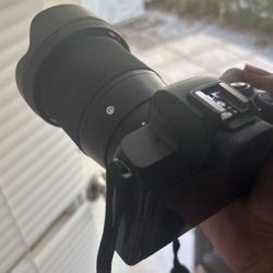 Canon Eos M50 With Bigger Lens