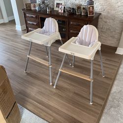 IKEA High Chairs, With Accessories