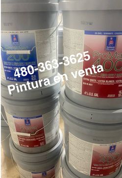 Cubetas nuevas de pintura en venta