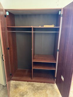 Wooden closet