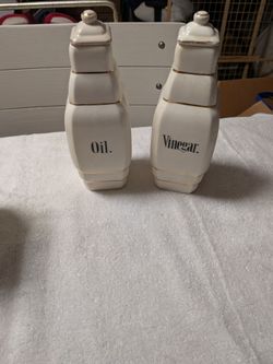 Antique 14-Piece German Ceramic Kitchen Canister Set - Complete, from the 1920's-1930's