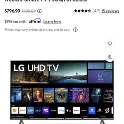 Lg 2022 Smart 4k Tv New In Foamqq