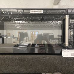 Black Kitchen Aid Over The Range Microwave
