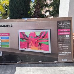 65” Samsung the frame pro 4k tv 