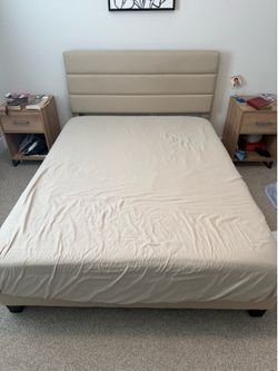 Queen Bed frame & Mattress