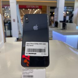 iPhone Xs Max, 64gb, Unlocked 