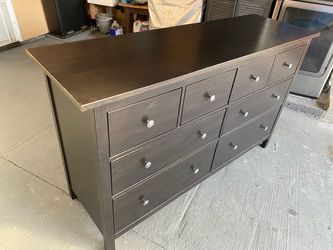 IKEA Hemnes 8-Drawer Dresser Black-Brown