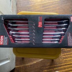 Icon 7 Piece Wrench Set 3/8” To 3/4”