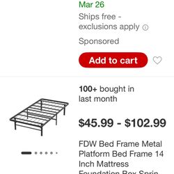 Twin Foundation Box Spring 