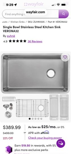 STAINLESS STEEL SINK