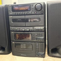 1990’s Bluetooth CD Dual Cassette-FM Sound System 