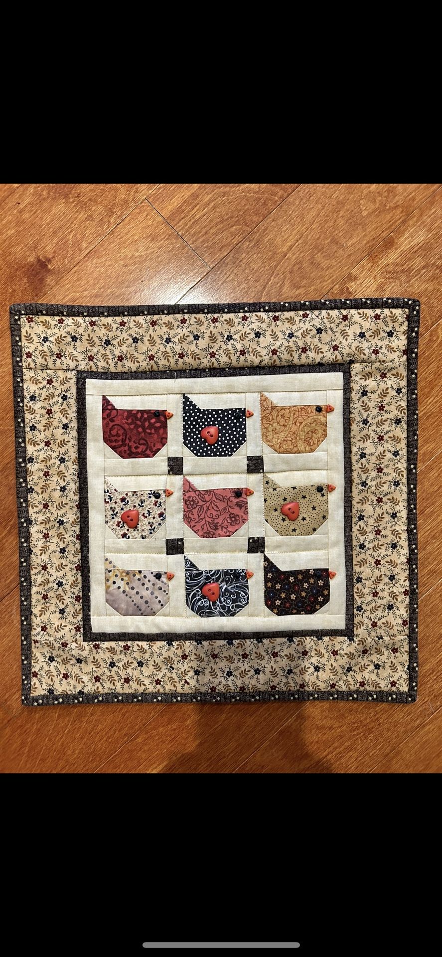 12” X 12” Chickens