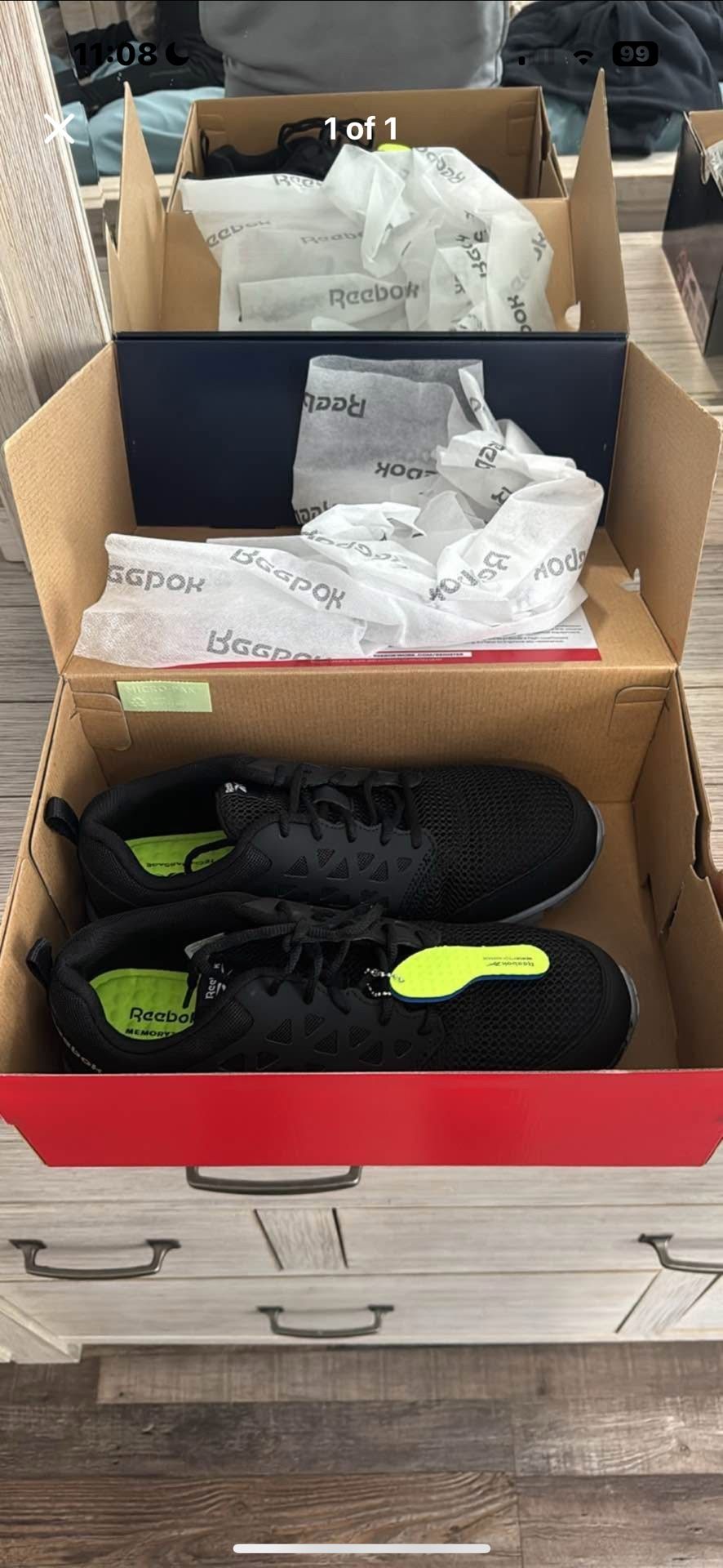 MENS REEBOK STEEL TOE SHOES
