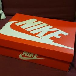 Nike Shoes Box 14" X 9.5" X 5" , Empty Box With Tissue Paper. In Great Clean Condition Like New
