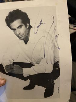 David Copperfield autograph
