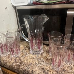 pitcher with 6 glasses