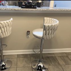 Set 2 Bar Stools (Nuevo En Su Caja) 