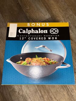 Calphalon Contemporary Nonstick 12" Covered Wok