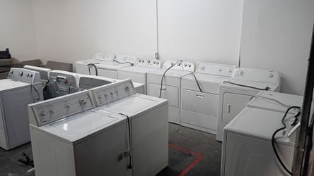 Wash and dryer available
