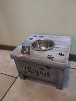 New doggy wood bowls