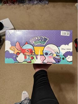 Miniso Disney Stitch Pillow Fight Series Sealed Blind Box Case – 8 Figures