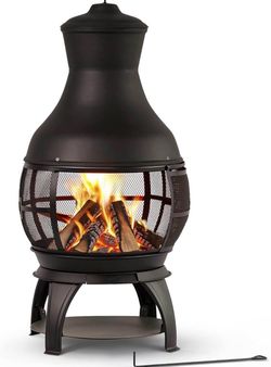 new outdoor chimney