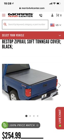 Bestop Tonneau Cover ZipRail Soft 8' Bed