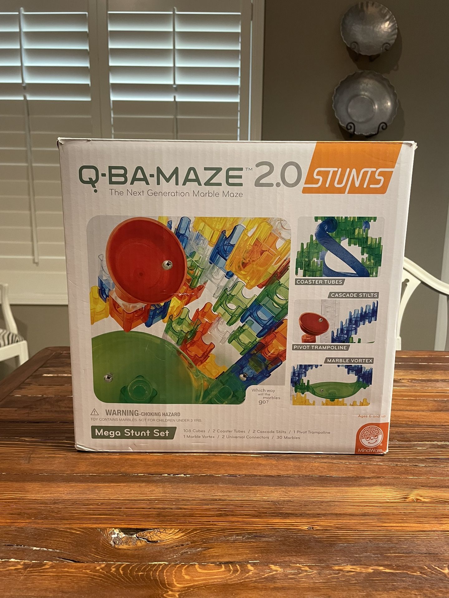Q-BA-MAZE 2.0 Mega Stunt Set Marble Maze