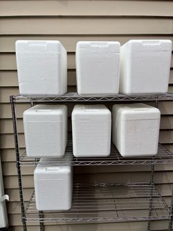Styrofoam Ice Boxes