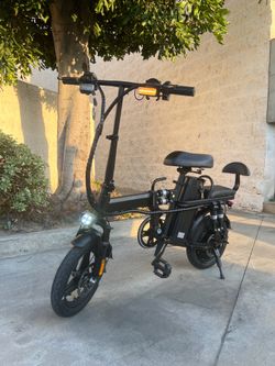 A9 500W Electric Commuter Bike Foldable With Dual Seat And Multi Suspension