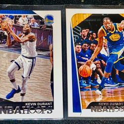 2x Kevin Durant 2018-19 Hoops Cards