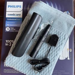 Philips Sonicare Rechargeable Sonic Toothbrush Professional Clean Black or Silver or Gold brush handle