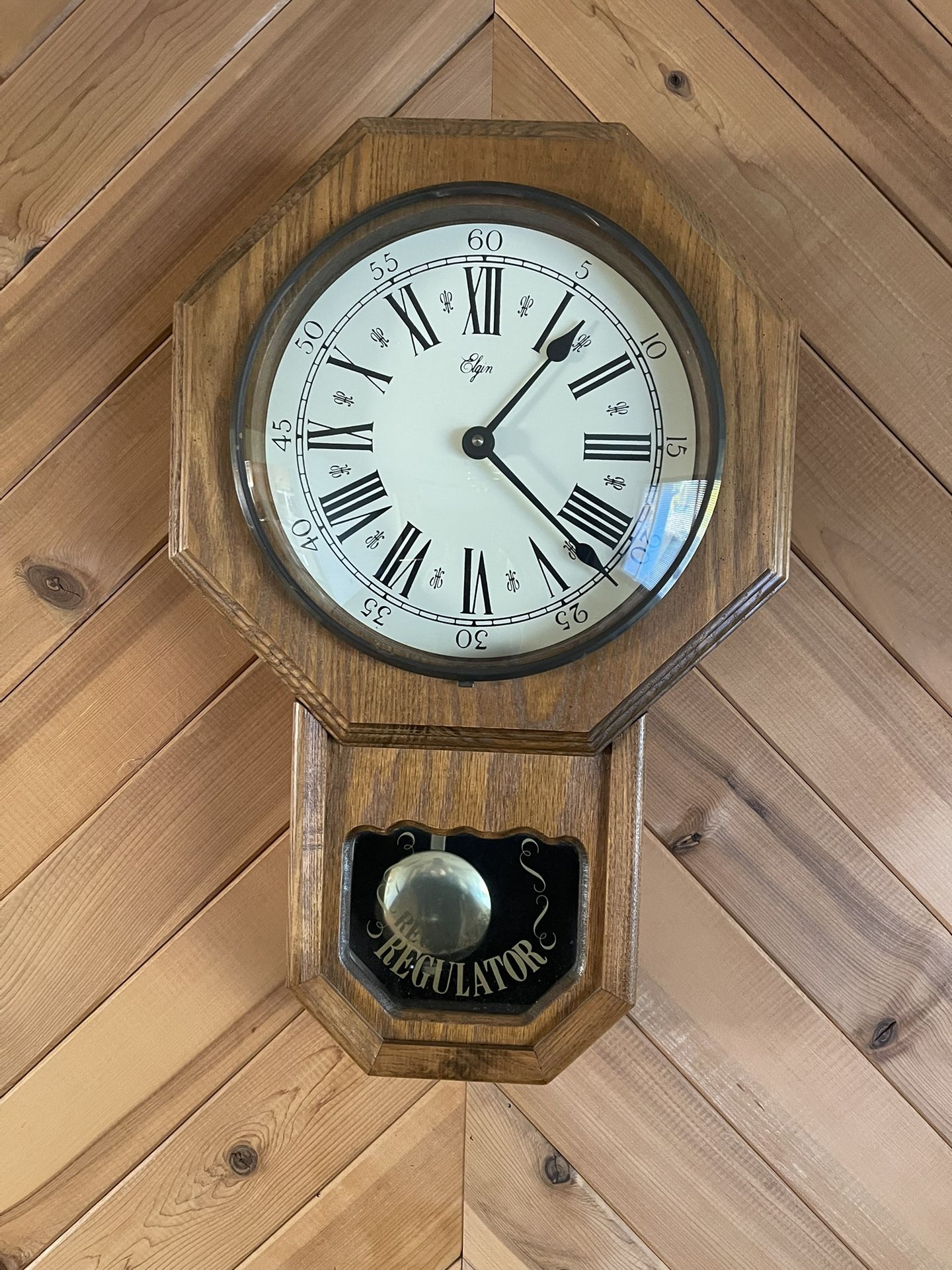 Regulator Wall Clock With Chime