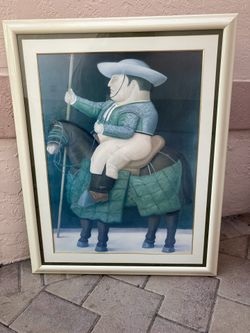 Fernando BOTERO - La Corrida Framed 34 1/2 x 43 1/2 Inch, pick up West Boynton Delray off Jog