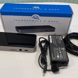 OWC Thunderbolt 3 Dock for Mac/PC Display Port 13 Port