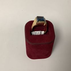 14K Gold Birthstone Ring, 6.4g, Size 9.5