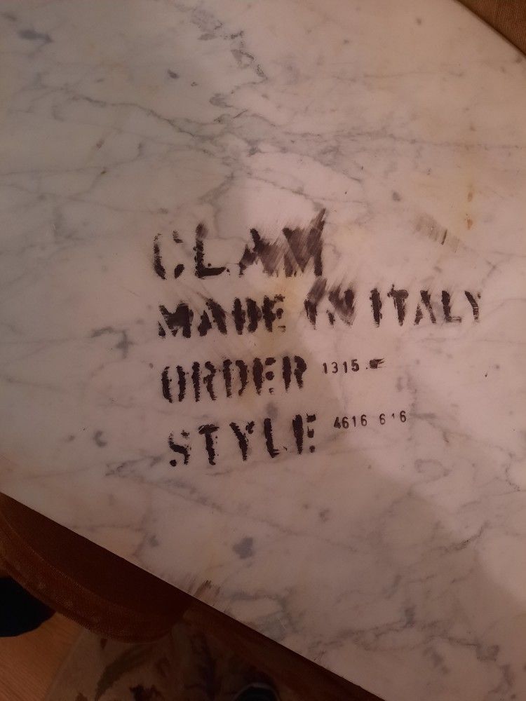 Italian Marble Table Set