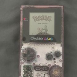 Atomic Purple Game Boy Color w/ Pokemon Red