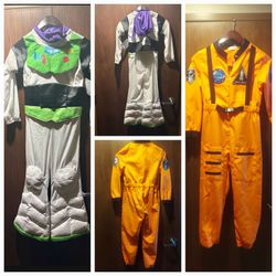 Disney buzz lightyear Halloween costume 128 cm & nasa spacesuit nwt