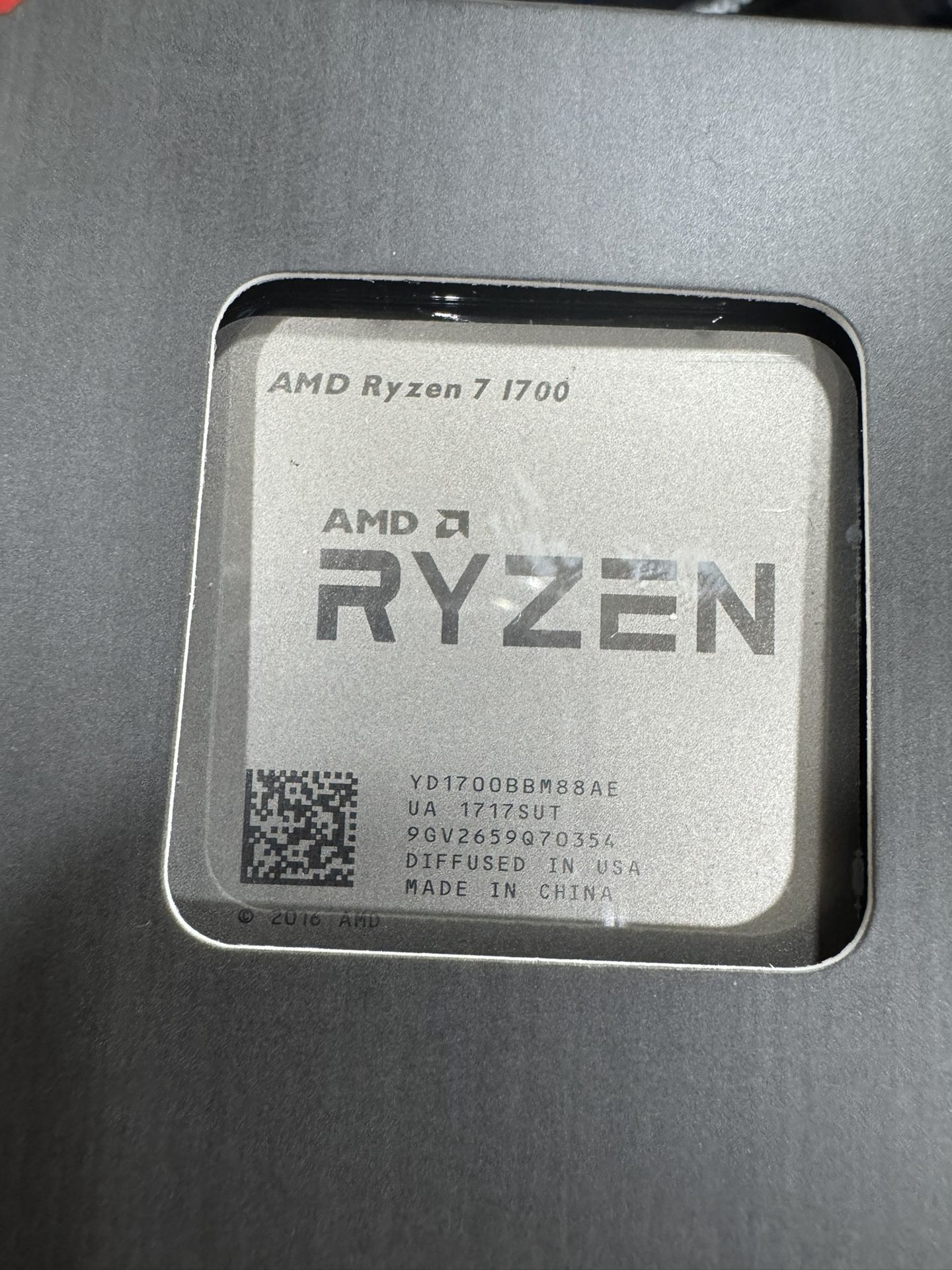 AMD Ryzen 7 1700 Processor Socket AM4