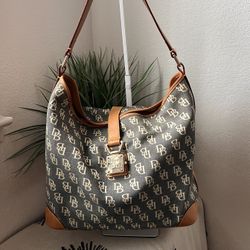 Dooney & Bourke Monogram Hobo Shoulder Bag