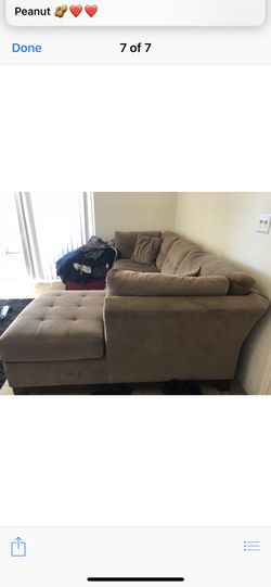 Nice comfortable l shape couch super clean