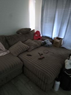 Large Gray Sectional Sofa