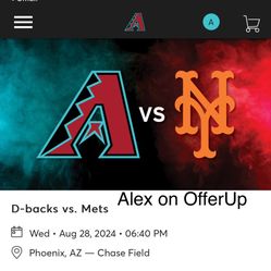 Diamondbacks vs Mets 08/28